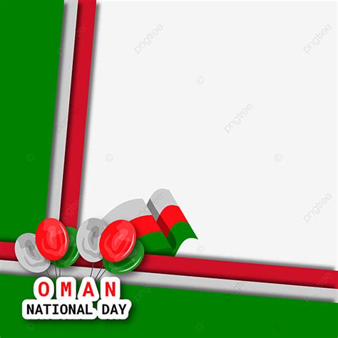 Oman National Day Vector Design Images Oman National Day Card With