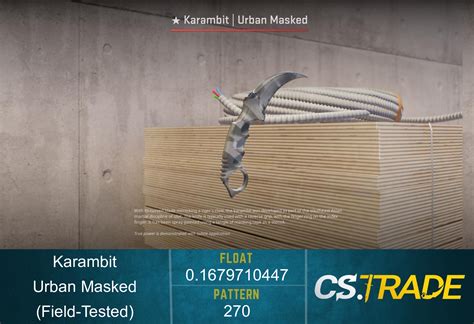 Karambit Urban Masked Cs Go Cs Skin Cs Trade Wiki