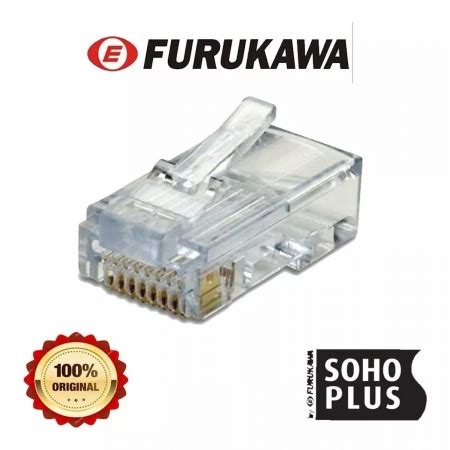 Conector Rj45 Macho Cat5E Furukawa Soho Unidade