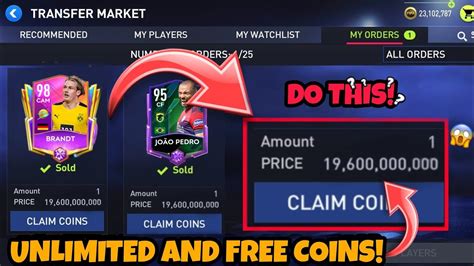 Fifa Mobile How To Get Free And Unlimited Coins Youtube