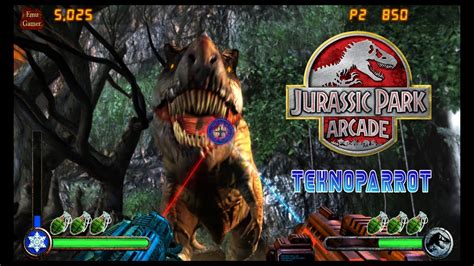 Jurassic Park Arcade Raw Thrills Full Playthrough Teknoparrot Youtube