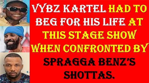 Intense Face Off Spragga Benz Confronts Vybz Kartel In Shottas Clash