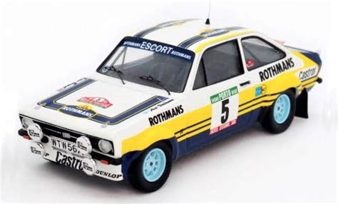 Miniature Ford Escort 1 43 Trofeu MkII No 5 Rothmans Rally WM Rally