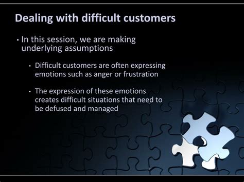 Ppt Customer Service Dealing With Difficult Customers Powerpoint