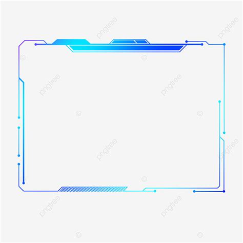 Gambar Ikon Bingkai Teknologi Ui Teknologi Teknologi Tinggi Grafik