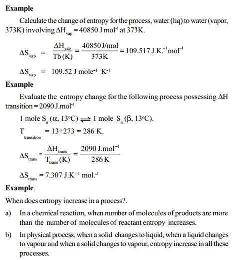 Characteristics Of Entropy S