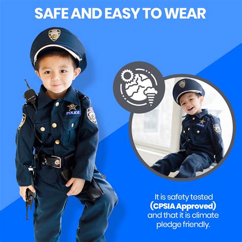 Mua Police Costume For Kids Police Officer Costume For Boys Cop