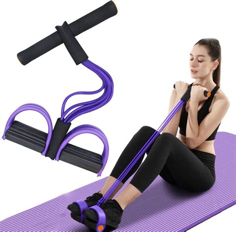 Fatefan Multifunction Tension Rope Tube Elastic Yoga Pedal Puller