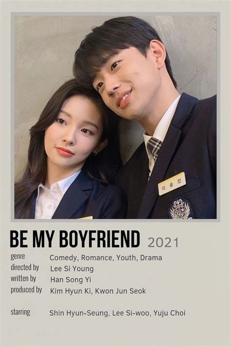 Be My Boyfriend Minimalist Poster Korean Drama Quotes Drama Tv Shows