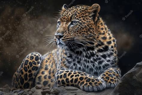 Premium Ai Image Fur Of The North Chinese Leopard Panthera Pardus