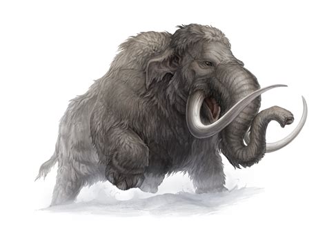 Aventuria Bestiary - Mammoth | Prehistoric animals, Wooly mammoth, Mammoth