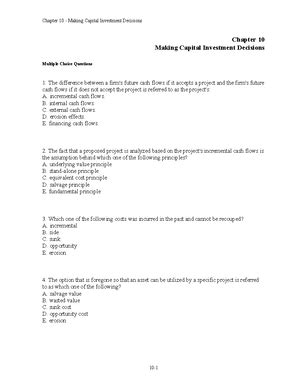 Chap016 For Finance Chapter 16 Financial Leverage And Capital