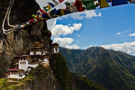 Paro S Taktsang Tigers Nest Monastery Paro Bhutan Editorial Image