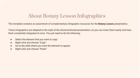 Botany Lesson Infographics Google Slides And Powerpoint