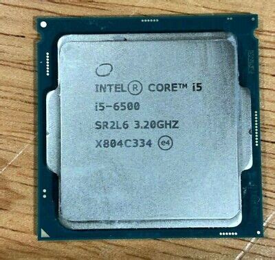 Intel Core i5-6500 SR2L6 3.20GHz 4 Core 6MB Socket/LGA 1151 CPU ...