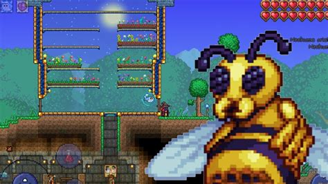 Enfrentando A Abelha Rainha Terraria 7 YouTube