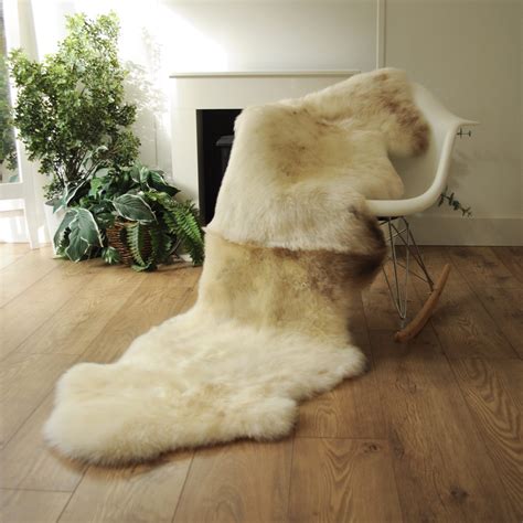 British Organic Double Sheepskin Rug Sheepskin Co Uk British