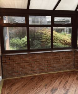 Spraying A Upvc Conservatory Interior Rossendale Lancashire