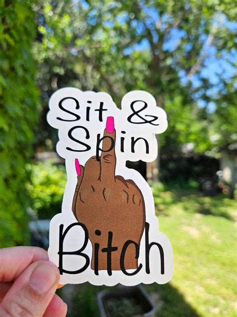 Vinyl Die Cut Sticker Middle Finger - Etsy