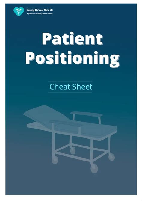 Patient Positioning Everything You Need To Know [cheat Sheet]