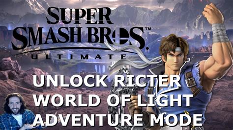 Super Smash Bros Ultimate How To Unlock Richter Belmont In World Of