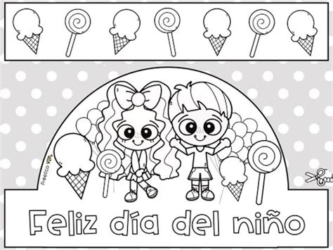 Dibujos del Día del Niño para colorear 7 plantillas bonitas para imprimir