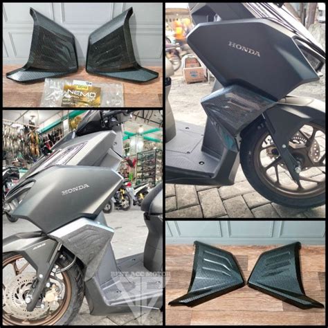 COVER BODY SAMPING VARIO 160 ABS CBS TUTUP BODI DEPAN VARIO 160 CARBON