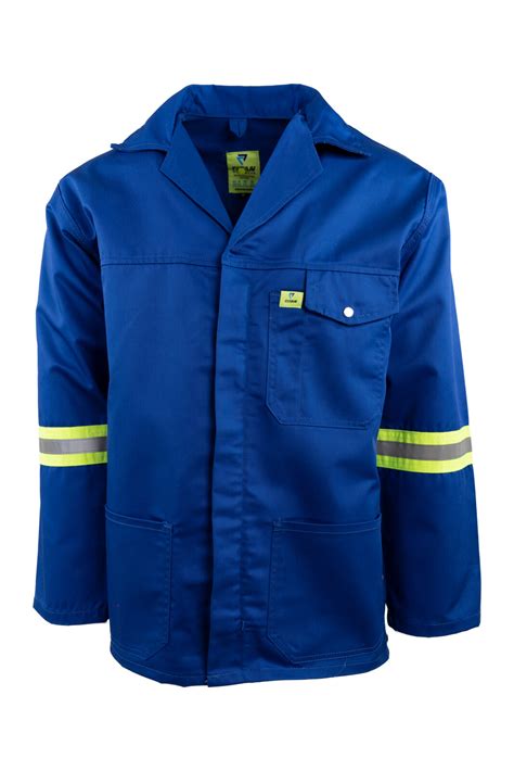 Titan Workwear Royal Blue Reflective Conti Jacket Santon Workwear