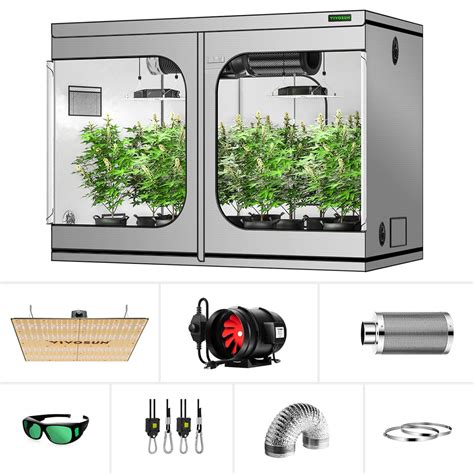 Vivosun Giy X Ft Basic Grow Kit With Upgraded Grow Tent Vs