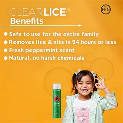 Clearlice Head Lice Treatment Shampoo Natural And Effective One Day