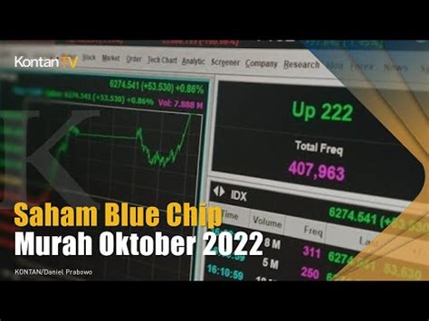 Harga Saham Blue Chip Indeks LQ45 Ini Per Oktober 2022 Murah YouTube