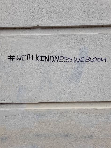 Inspirational Kindness Graffiti On Urban Wall · Free Stock Photo