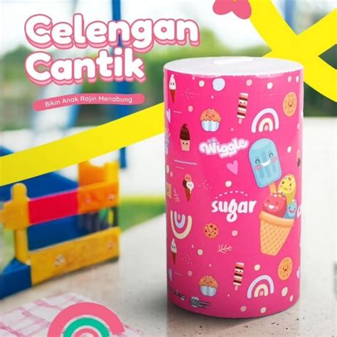 Jual Technoplast Coin Bank Celengan Plastik X Mm Dino Dessert