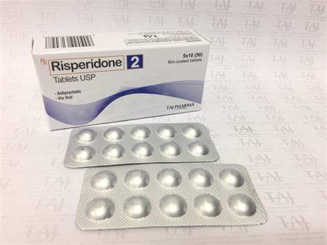 Risperidone 2mg Tablets Usp Taj Generics Pharmaceuticals Taj Pharma