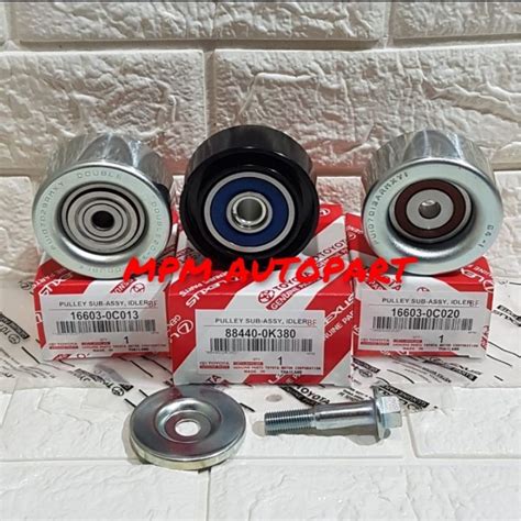 Jual Bearing Pulley Pully Tensioner Fan Van Belt Innova Inova Hilux