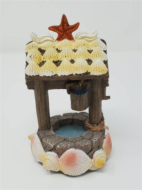 Fairy Wishing Well Gnome Well Resin Fairy Garden Accessory Etsy