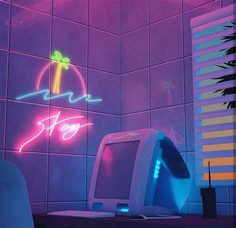 👿 • • [sourc Vaporwave Aesthetic Neon Aesthetic Aesthetic Space