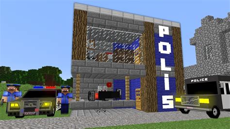 1000 POLİS BİNASI Minecraft YouTube