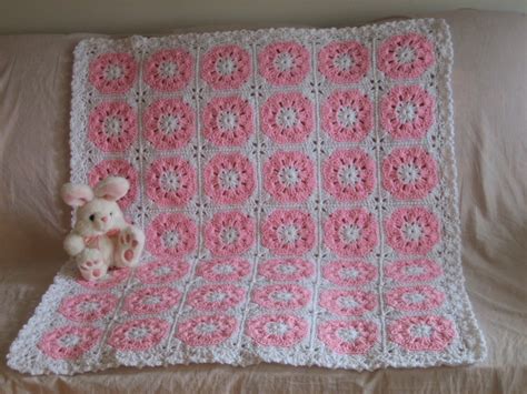 Petal Pink Floral Baby Afghan FaveCrafts