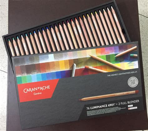 Caran D Ache Luminance Coloured Pencils Review