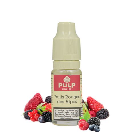 Fruits Rouges Des Alpes E Liquid PULP Ready For Vape 10ml A L