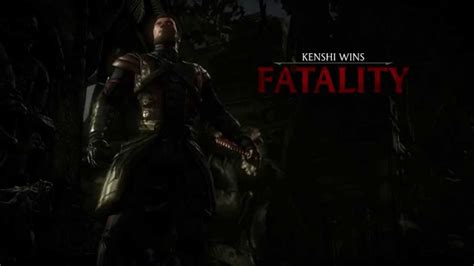 Mortal Kombat X Fatalities Kenshi Fan Blade MKX Fatality Gory YouTube