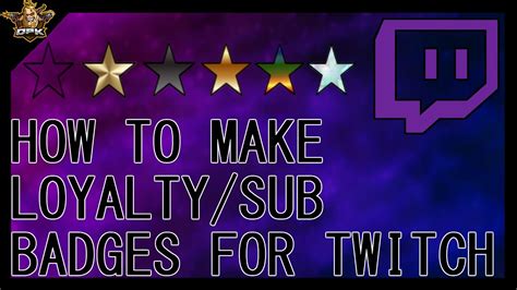 How To Make A Loyaltysubscriber Badge Easy And Free Tutorial Youtube