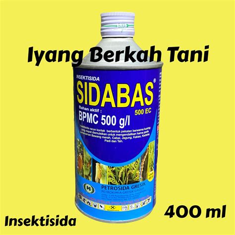 INSEKTISIDA SIDABAS 500 EC KEMASAN 400 ML UNTUK WERENG DAN KUPU PUTIH