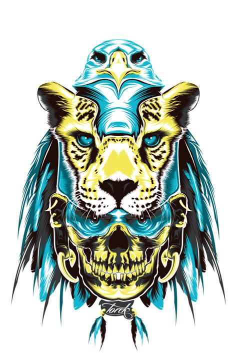 Tezcatlipoca by Torek dg, via Behance