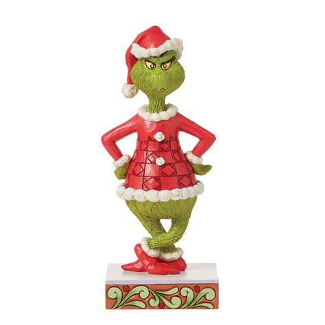 Jim Shore Dr Seuss Grinch With Hands On Hips 66 Figurines Hallmark