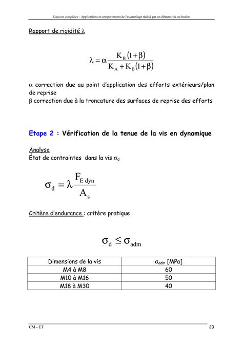 Assemblages vissés PDF