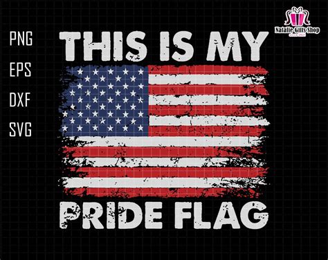 This Is My Pride Flag Svg Patriotic Svg 4th Of July Svg Usa Flag Svg