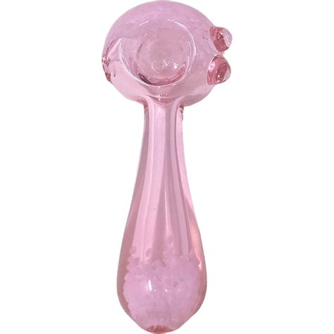 Pink Fumed Glass Pipe 4 Kings Pipes