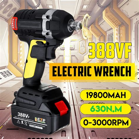 388VF 630N. m беспроводной электрический бесщеточный гаечный ключ ...